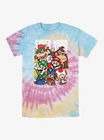 Nintendo Super Group Tie Dye T-Shirt