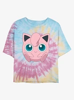 Pokemon Jigglypuff Tie Dye Crop Girls T-Shirt