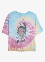 Disney the Princess and Frog Tiana Make Magic Tie Dye Crop Girls T-Shirt