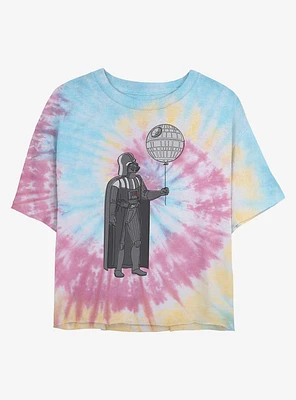 Star Wars Death Balloon Tie Dye Crop Girls T-Shirt