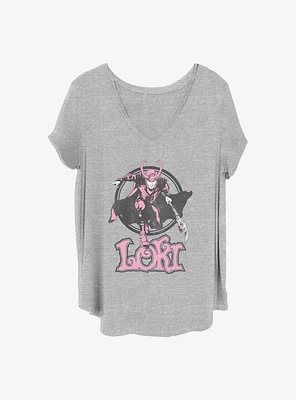 Marvel Loki Trickster Girls T-Shirt Plus