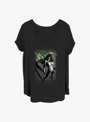 Marvel She-Hulk She Is Incredible Girls T-Shirt Plus