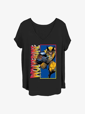 Marvel Wolverine Classic Girls T-Shirt Plus