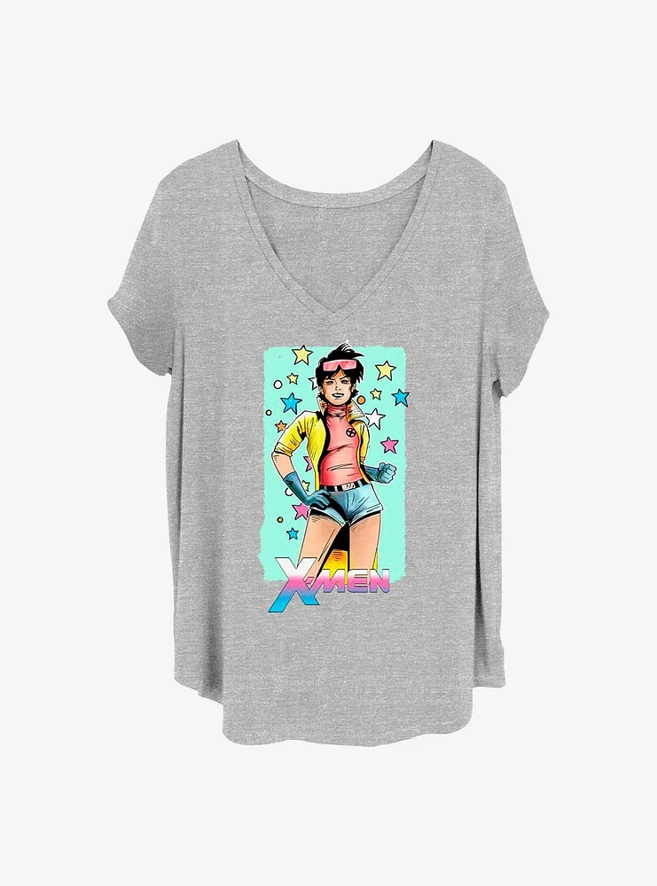 Marvel X-Men Jubilee Pose Girls T-Shirt Plus