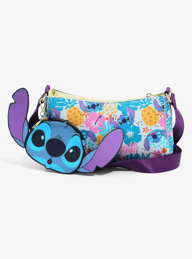  Loungefly Disney Lilo & Stitch Tropical Leaves Mini Backpack