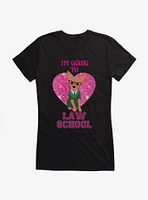 Legally Blonde Bruiser Going To Law School Girls T-Shirt