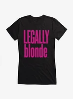 Legally Blonde Title Logo Girls T-Shirt