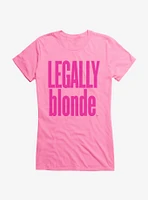Legally Blonde Title Logo Girls T-Shirt
