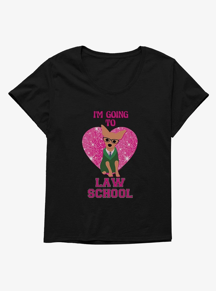 Legally Blonde Bruiser Going To Law School Girls T-Shirt Plus