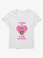 Legally Blonde Bruiser Going To Law School Girls T-Shirt Plus