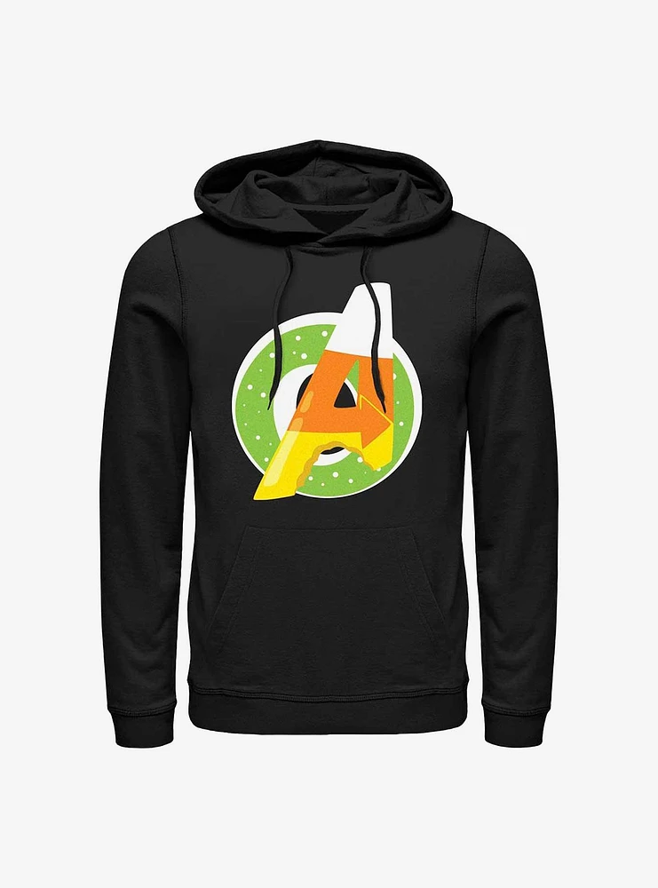 Marvel Avengers Donut Candy Corn Logo Hoodie