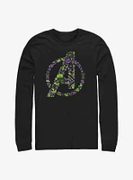 Marvel Avengers Halloween Logo Long-Sleeve T-Shirt