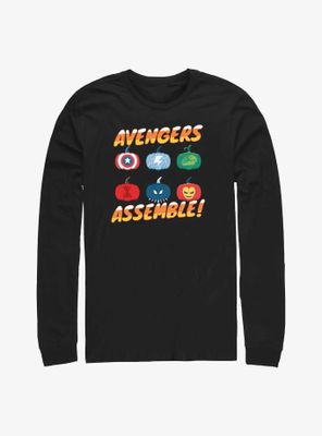Marvel Avengers Pumpkin Assemble Long-Sleeve T-Shirt