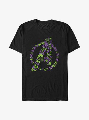 Marvel Avengers Halloween Logo T-Shirt