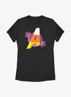 Marvel Avengers Candy Logo Womens T-Shirt