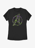 Marvel Avengers Halloween Logo Womens T-Shirt