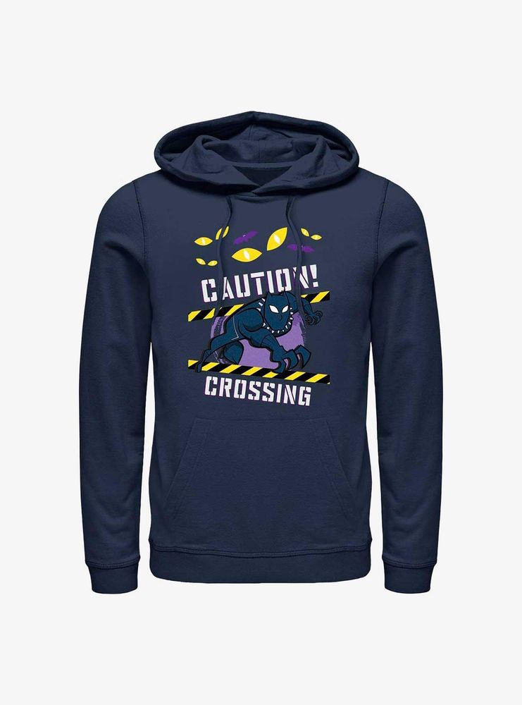 Marvel Black Panther Caution Crossing Hoodie