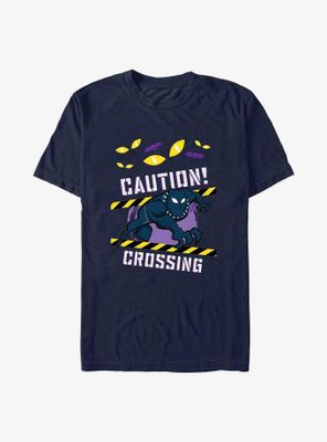 Marvel Black Panther Caution Crossing T-Shirt