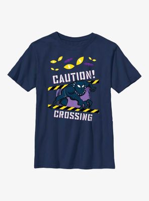 Marvel Black Panther Caution Crossing Youth T-Shirt