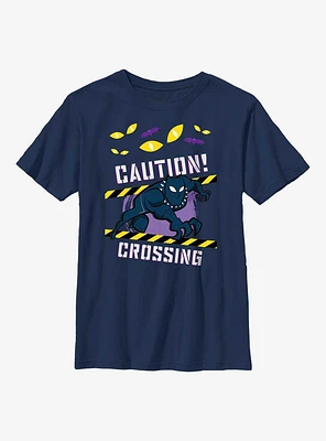 Marvel Black Panther Caution Crossing Youth T-Shirt