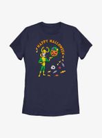 Marvel Loki Happy Halloween Womens T-Shirt