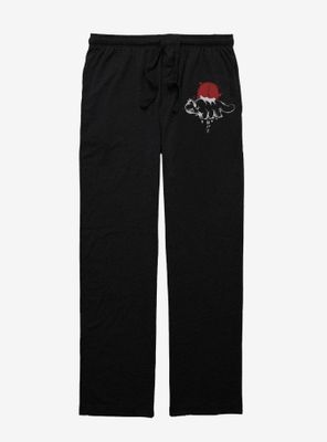 Soma Modal Foldover-Waist Pajama Pants, Black, Size XL