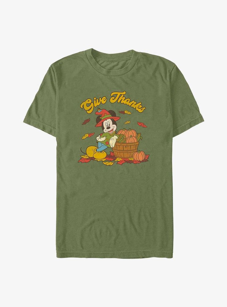 Disney Mickey Mouse Give Thanks T-Shirt