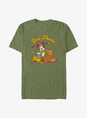 Disney Mickey Mouse Give Thanks T-Shirt