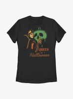 Disney Snow White And The Seven Dwarfs Evil Queen of Halloween Womens T-Shirt