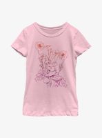 Disney Tinker Bell Fall Mushroom Youth Girls T-Shirt