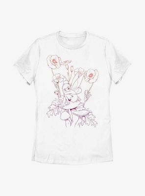 Disney Tinker Bell Fall Mushroom Womens T-Shirt