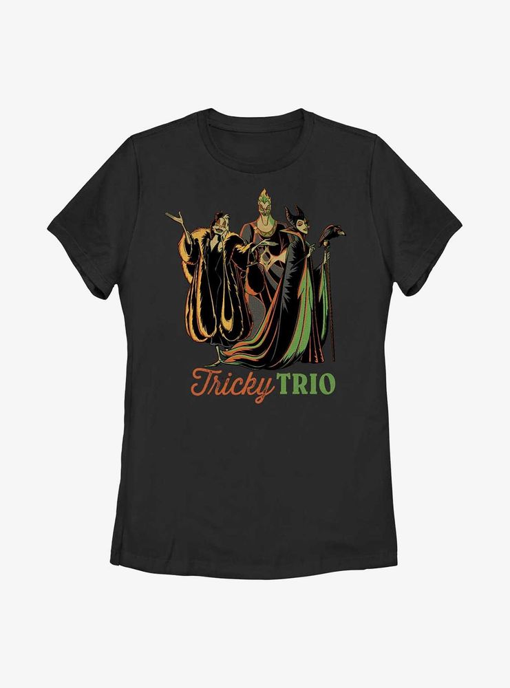 Disney Villains Tricky Trio Womens T-Shirt