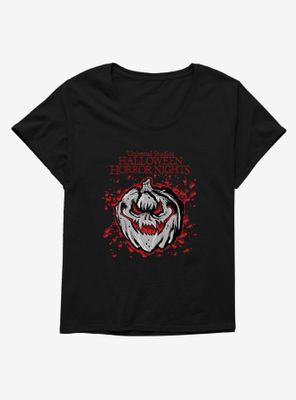 Halloween Horror Nights Jack-O-Lantern Womens T-Shirt Plus