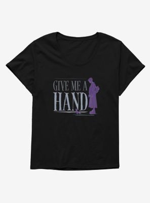 Wednesday Give Me A Hand Womens T-Shirt Plus