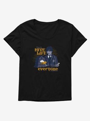 Wednesday Hive Life Womens T-Shirt Plus