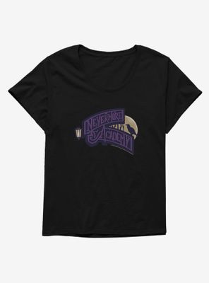Wednesday Nevermore Academy Womens T-Shirt Plus