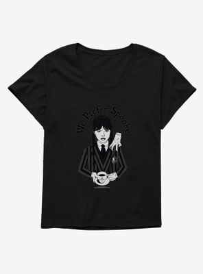 Wednesday We Prefer Spooky Womens T-Shirt Plus