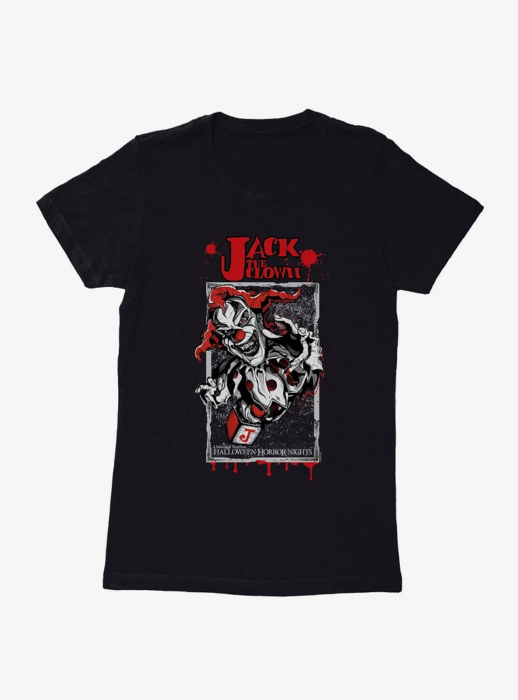 Halloween Horror Nights Jack The Clown Womens T-Shirt