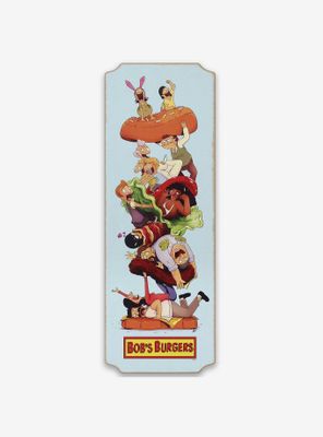 Bob's Burgers Character Group Vertical Wood Wall Decor