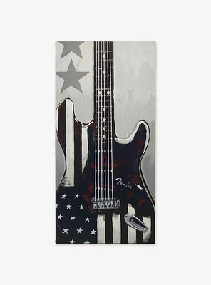 Fender Guitar Flag Canvas Wall Decor