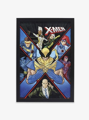 Marvel X-Men Characters Posing Wood Wall Decor