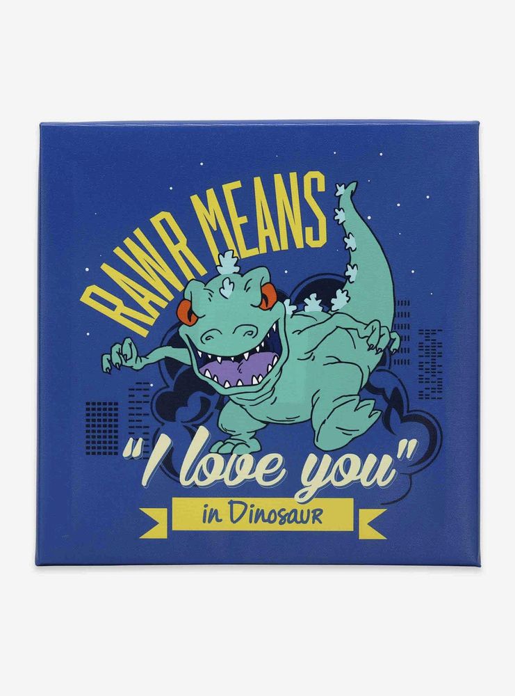 Rugrats Reptar Rawr Means I Love You Canvas Wall Decor