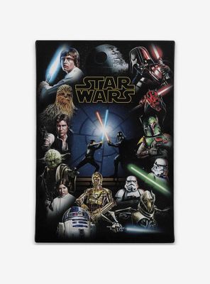 Star Wars Character Collage Gallery Wrapped Canvas Wall Decor