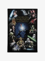 Star Wars Character Collage Gallery Wrapped Canvas Wall Decor