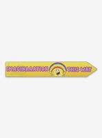 SpongeBob SquarePants Imagination This Way Arrow Wood Wall Decor