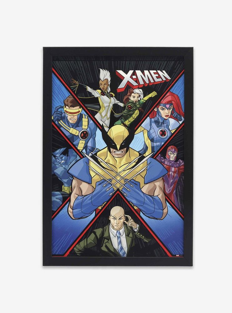 Marvel X-Men Characters Posing Wood Wall Decor