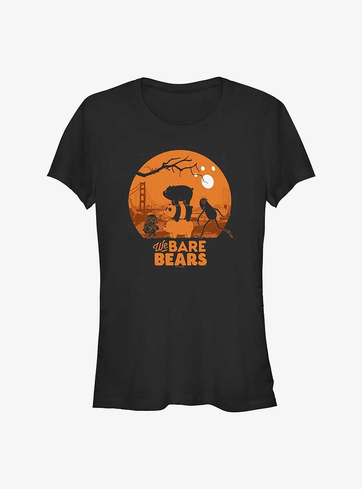 Cartoon Network We Bare Bears Haunt Girls T-Shirt