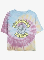 Stranger Things Rad Tie-Dye Crop Girls T-Shirt