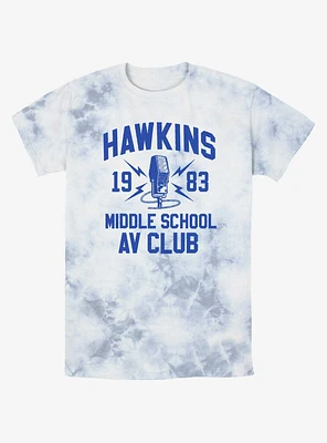 Stranger Things Hawkins AV Club Mineral Wash T-Shirt