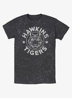 Stranger Things Hawkins Tigers Mineral Wash T-Shirt